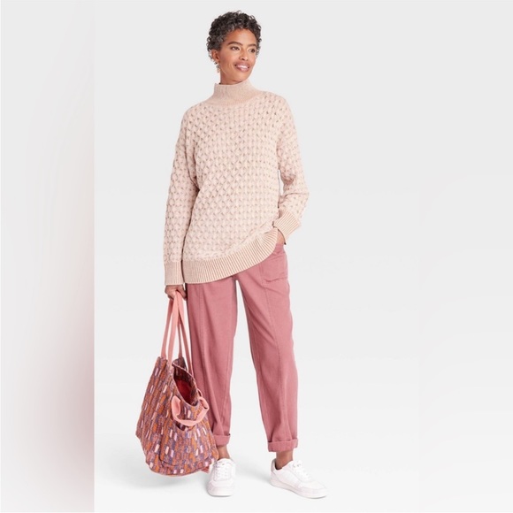 Knox Rose Textured Knit Mock Neck Sweater - Picture 10 of 16